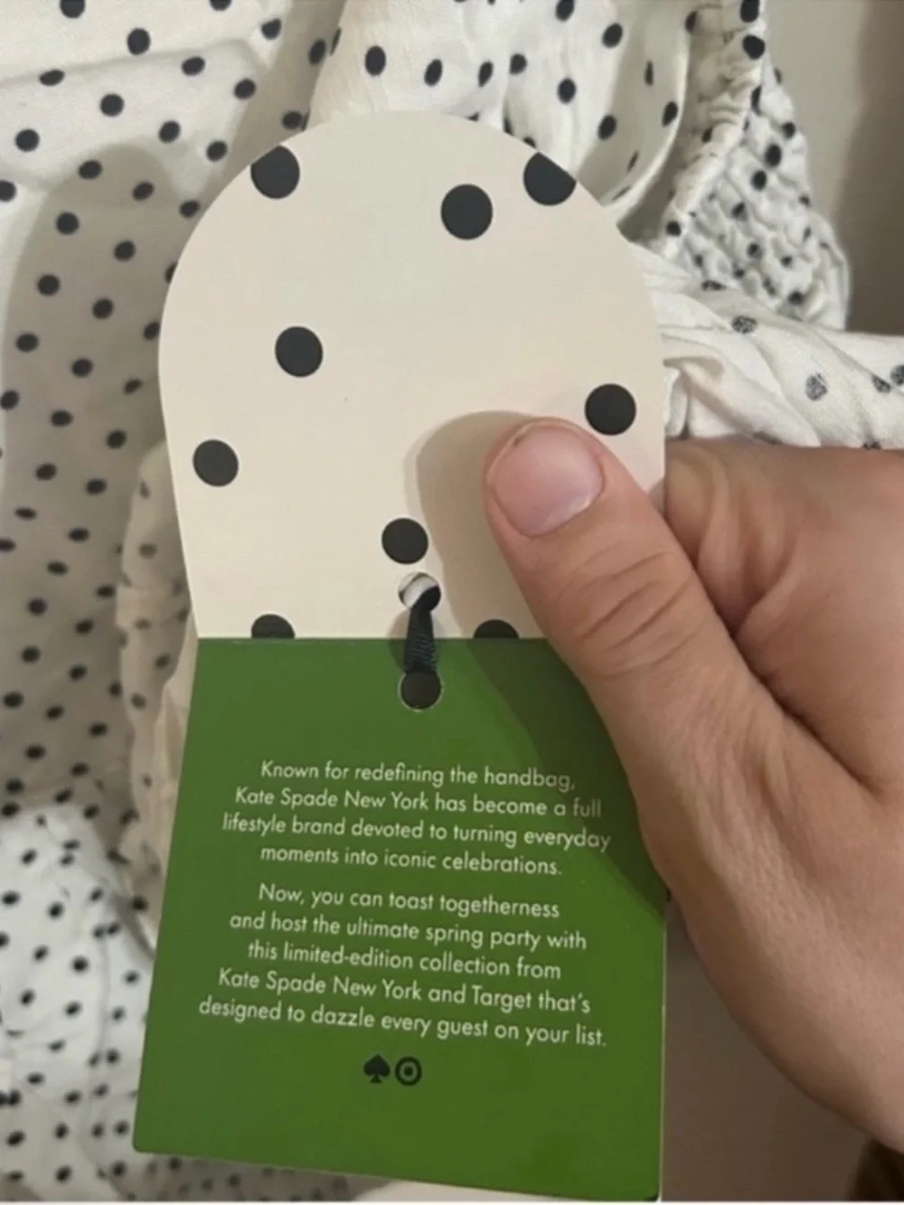NWT Kate Spade X Target Size 2x Polka Dot Smocked Tank Top with Straps